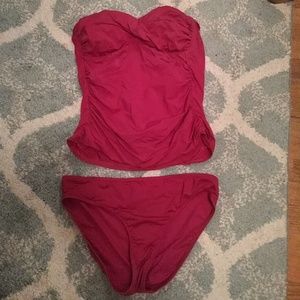 Apt 9 two-piece tankini style swimsuit